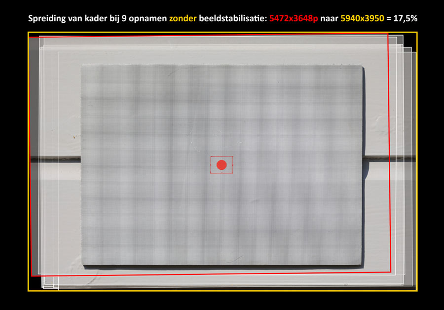 1600ste - 400mm - zonder IS - spreiding klein